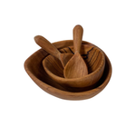 Load image into Gallery viewer, Olive wood condiment set-Artisan Traders-african,fairtrade,handcarved,handcrafted,handmade,kenya,natural,olive wood,wood

