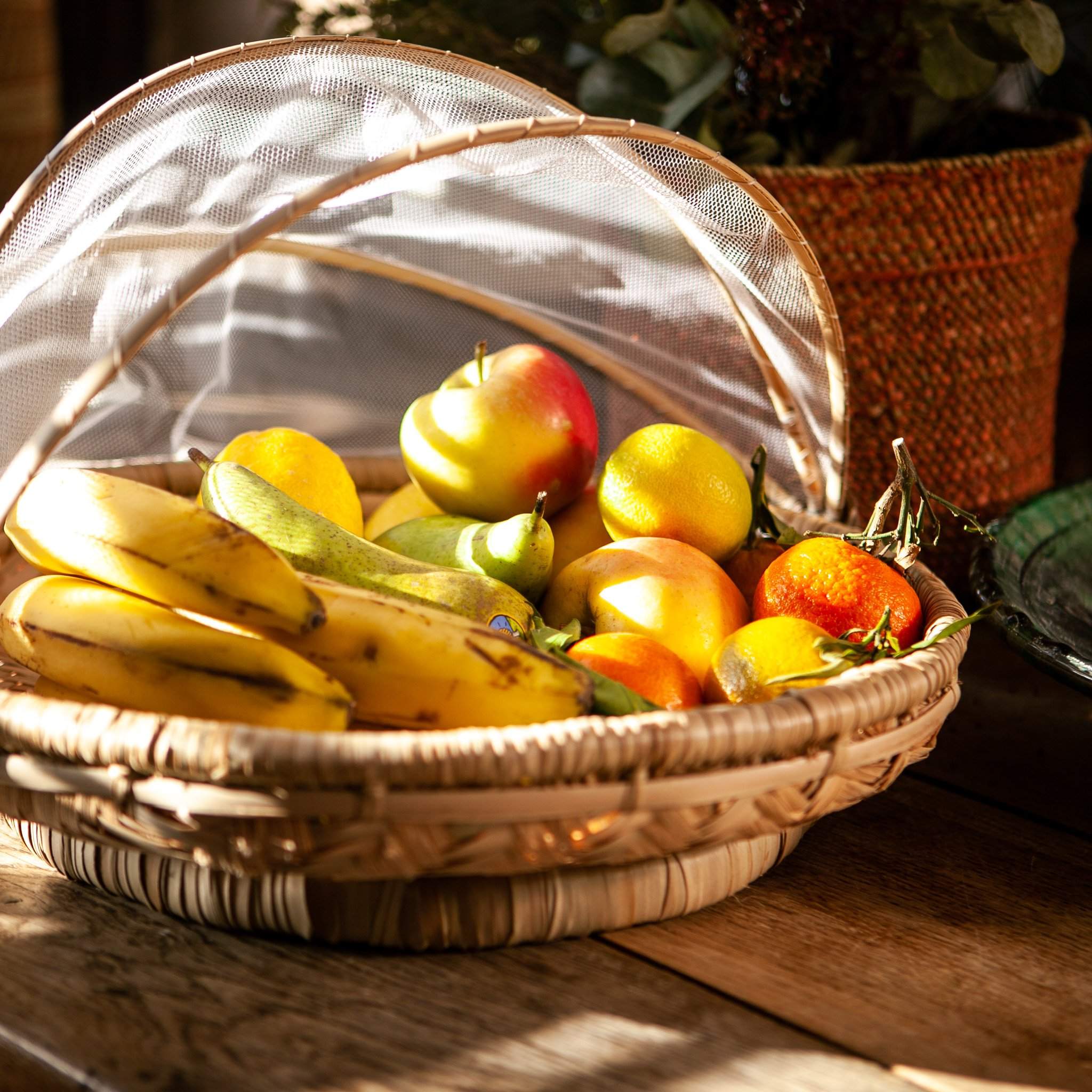 Mosquito net basket-Artisan Traders-african,food,handcrafted,handmade
