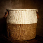 Afbeelding in Gallery-weergave laden, Kiondoo basket Duo Natural/Beige-Artisan Traders-african,african basket,basket,fairtrade,handcrafted,handmade,kenya,kiondo,kiondoo,natural,sisal
