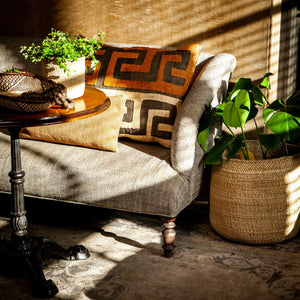 XL Kuba cushion #1-Artisan Traders-african,cushion,fairtrade,handcrafted,handmade,kuba,natural