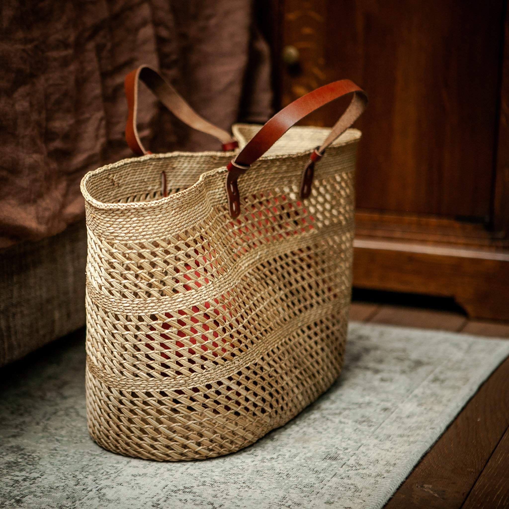 Iringa shopping basket-Artisan Traders-handmade,shopping basket